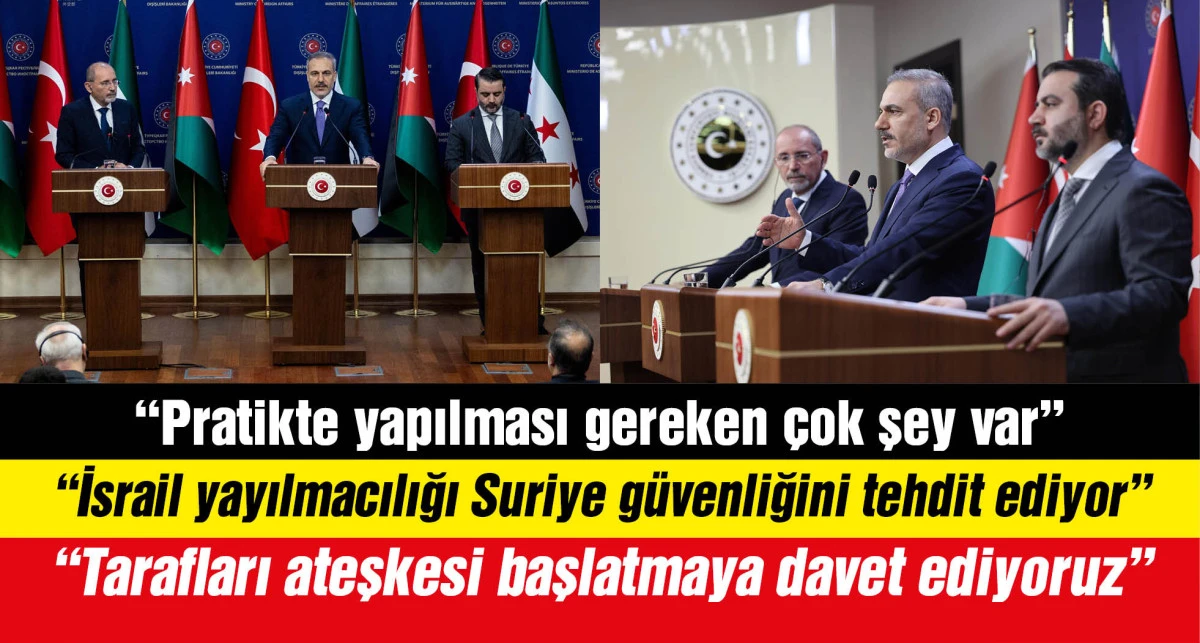 Hakan Fidan: Atılacak pratik adımlar var, yakından takip edeceğiz