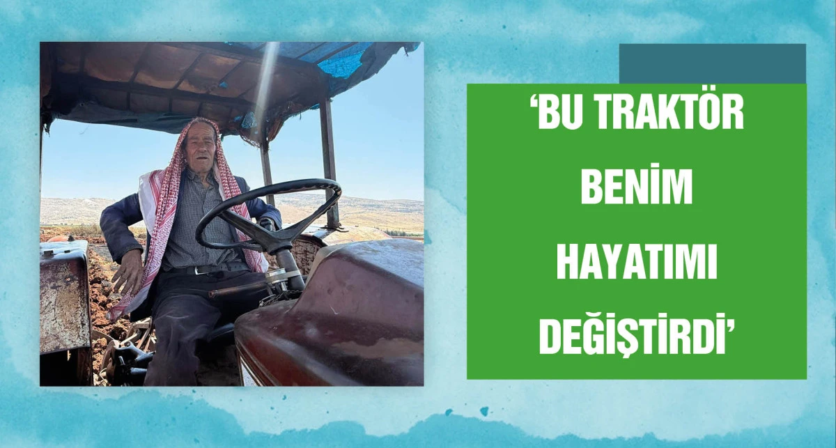 Hataylı &ccedil;ift&ccedil;i, 50 yıldır aynı trakt&ouml;r&uuml; kullanıyor
