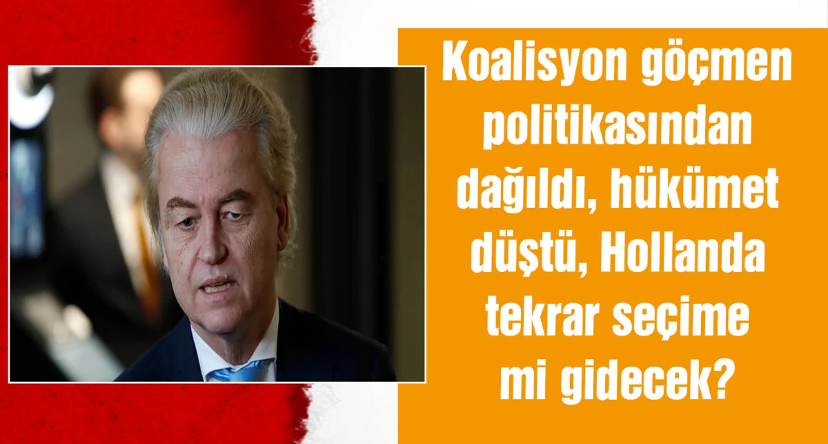 Hollanda'da hükümet düştü