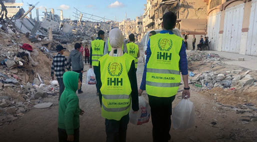  İHH’nın Gazze’ye yardım çalışmaları sürüyor