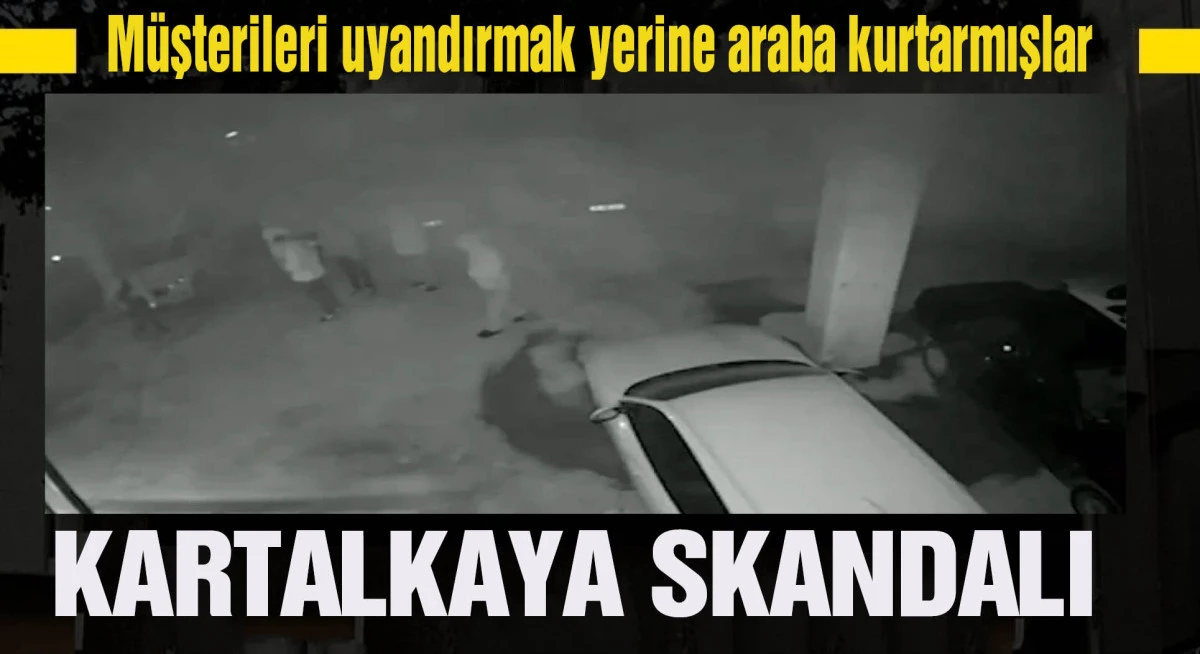 İnsanlar diri diri yanarken onlar araçlarını kurtarmış