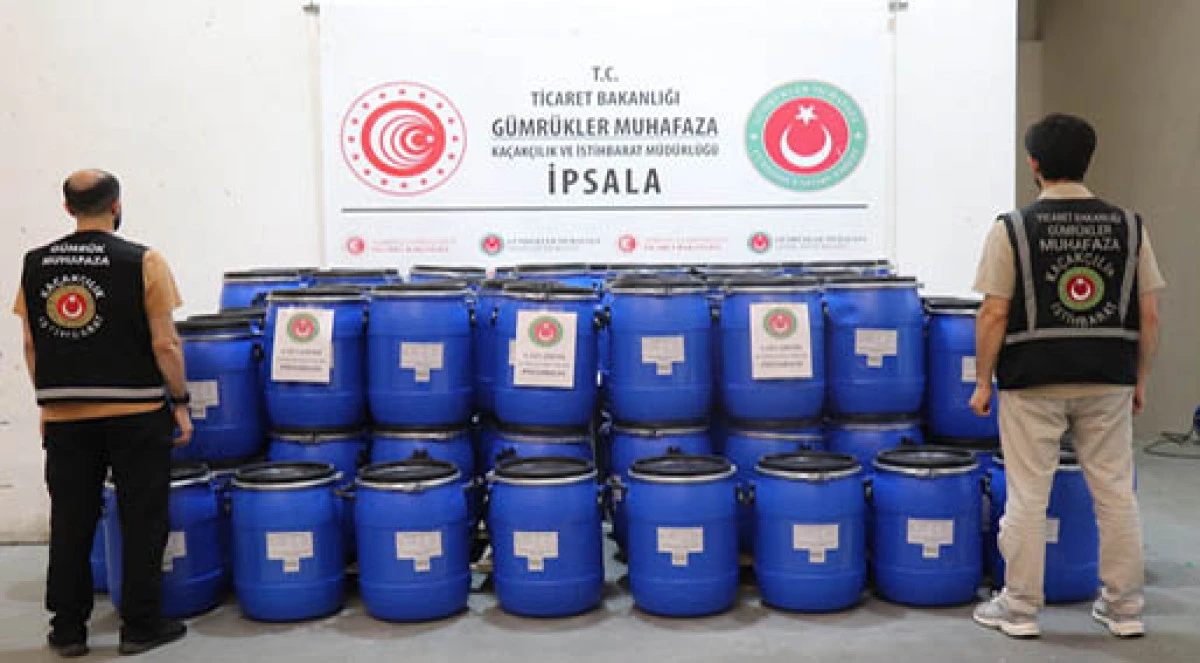 İpsala G&uuml;mr&uuml;k Kapısı'nda 4 ton uyuşturucu ele ge&ccedil;irildi