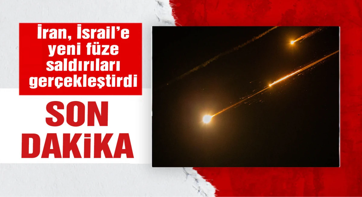 İran, İsrail’e yeni füze saldırıları gerçekleştirdi