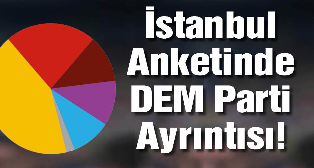 İstanbul Anketinde DEM Parti Ayrıntısı!