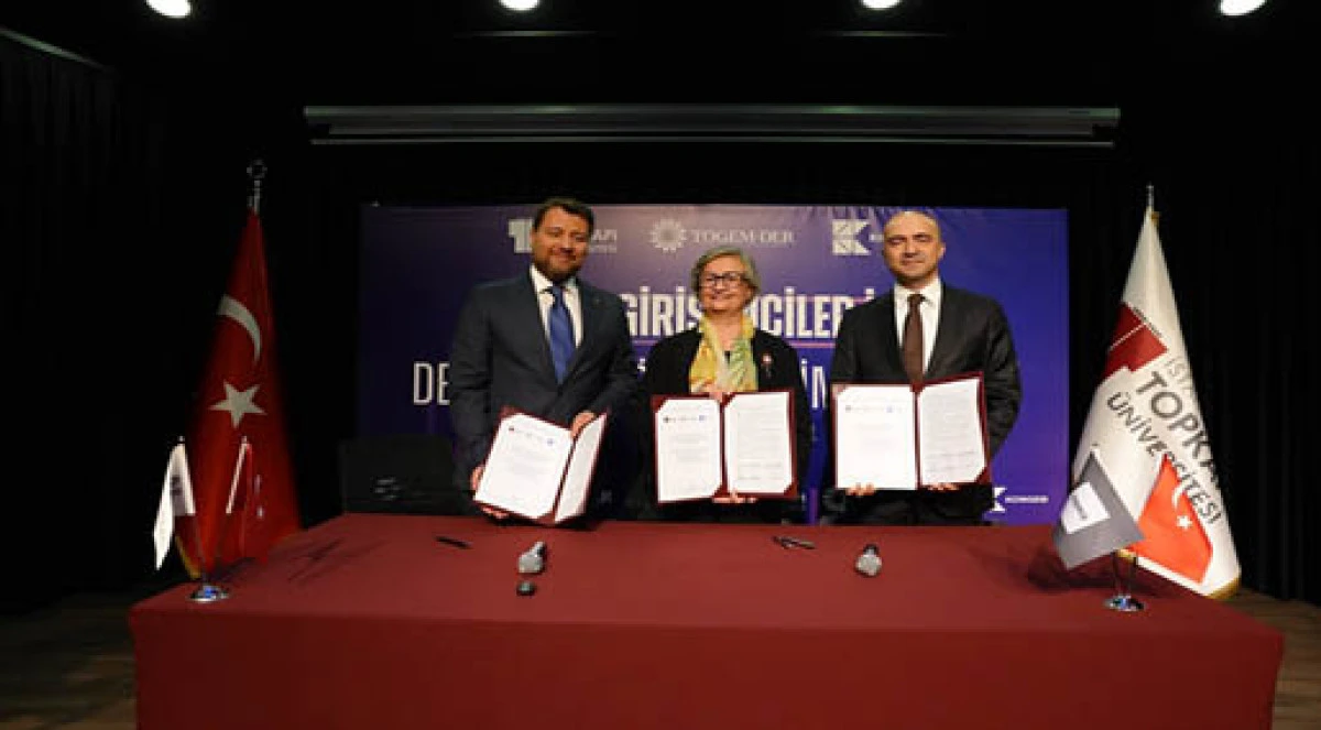 İstanbul Topkapı &Uuml;niversitesi'nde kadın girişimcilere destek i&ccedil;in iş birliği protokol&uuml; imzalandı