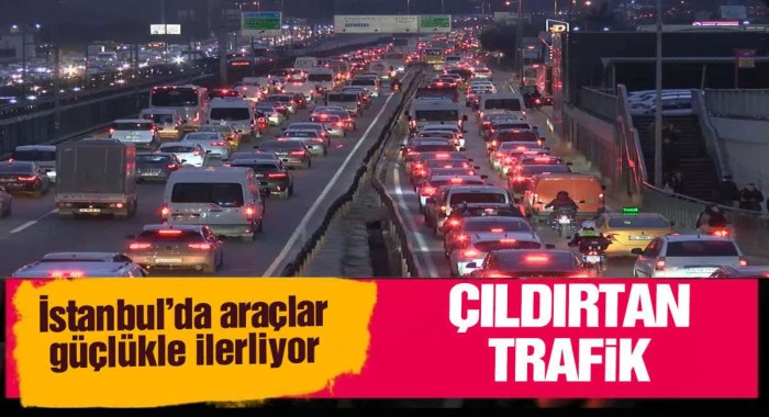  İstanbul'da trafik yoğunluğu