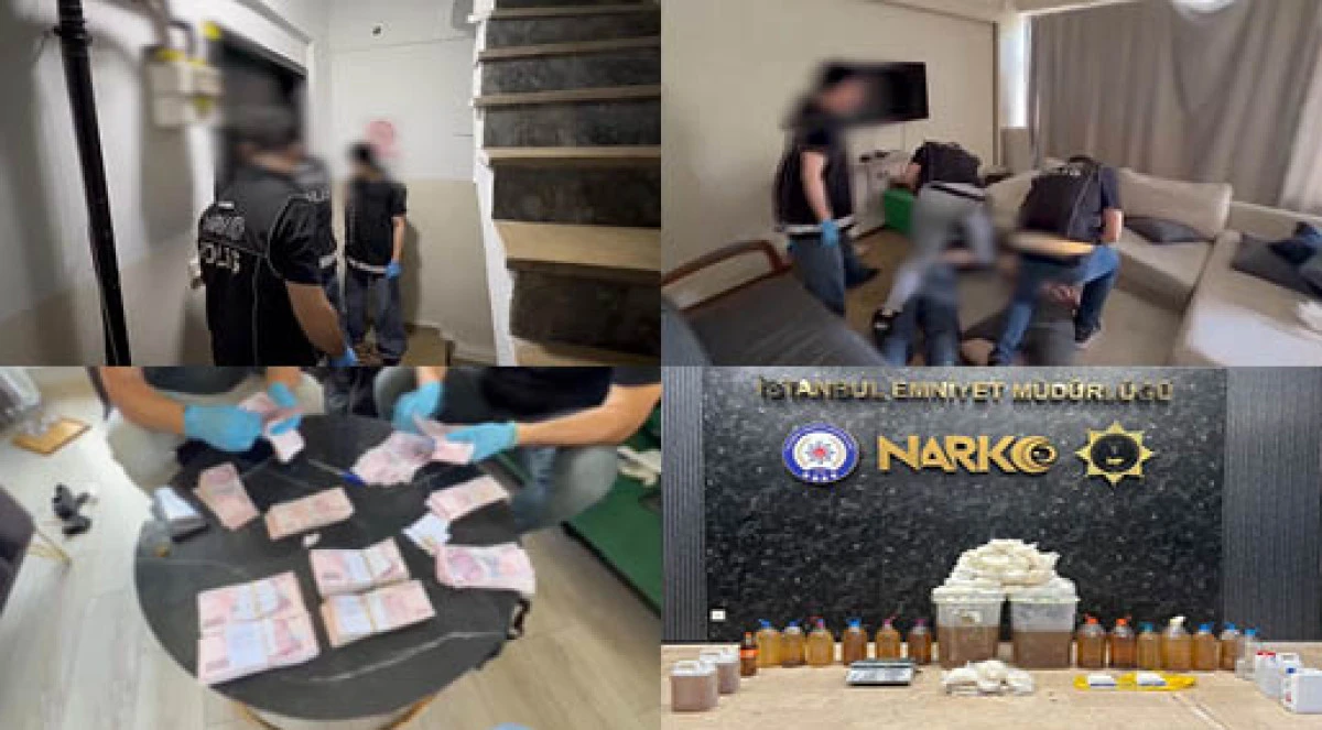 İstanbul'da uyuşturucu operasyonu: 4 ş&uuml;pheli yakalandı