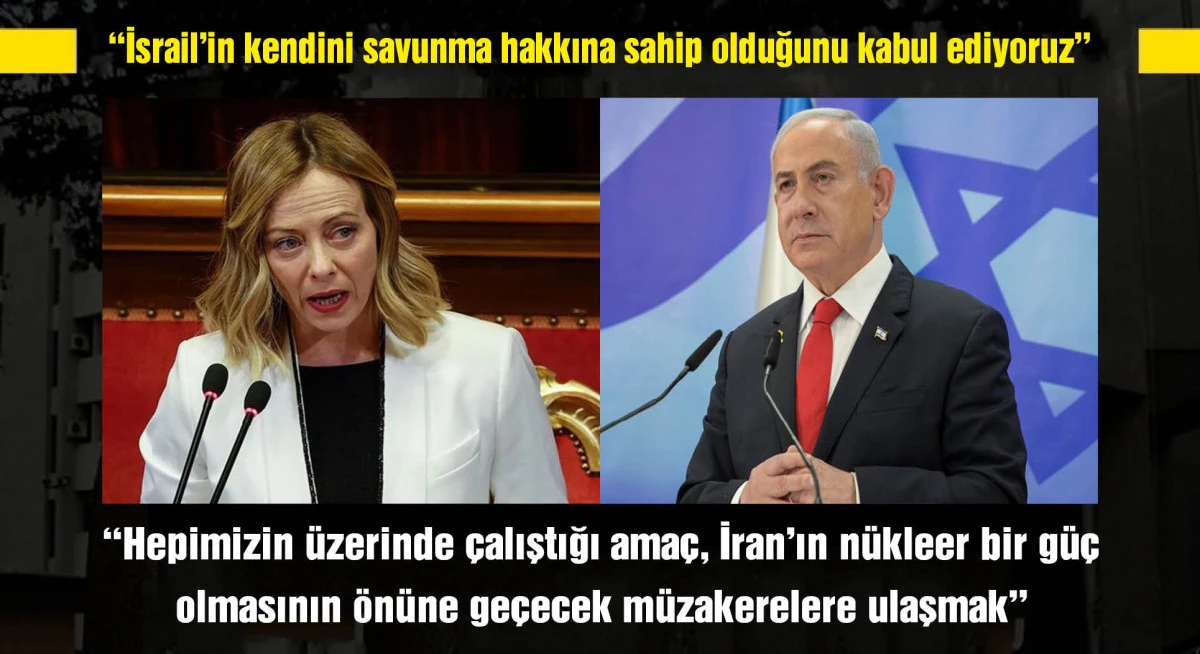 İtalya Başbakanı Meloni: Amacımız müzakerelere ulaşmak