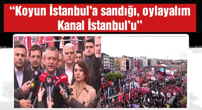 Kadıköy’deki 1 Mayıs kutlamalarına Özgür Özel de katıldı