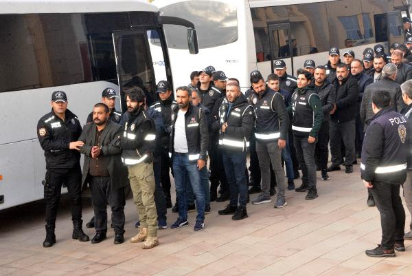 Kahramanmaraş'taki suç örgütü operasyonunda 77 kişi adliyede