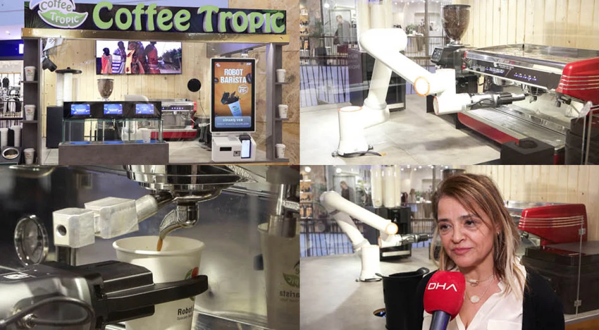 Kahve sekt&ouml;r&uuml;nde yapay zeka destekli Robotik Barista sistemi