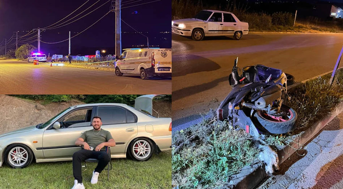 Kediye &ccedil;arpmamak i&ccedil;in manevra yapan motosikletli kaza yaptı: 1 &ouml;l&uuml;