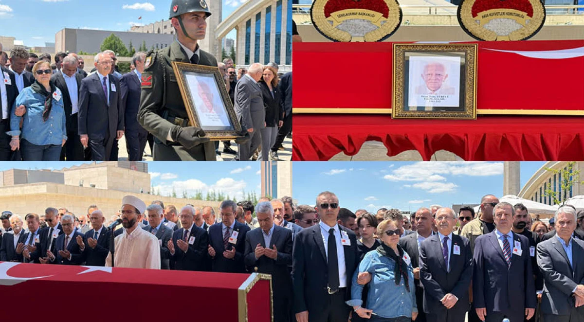 Kemal Kılı&ccedil;daroğlu, cenaze t&ouml;renine katıldı