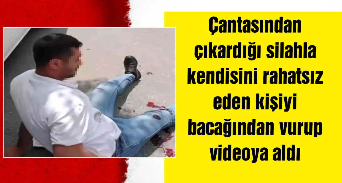 Kendisini rahatsız eden kişiyi bacağından yaralayıp sosyal medyada paylaştı; tutuklandı