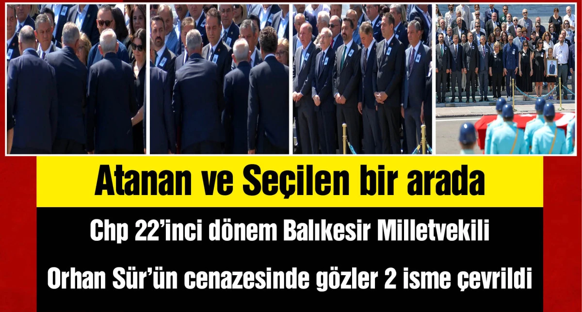 Kılı&ccedil;daroğlu ve &Ouml;zel, cenaze t&ouml;reninde tokalaştı