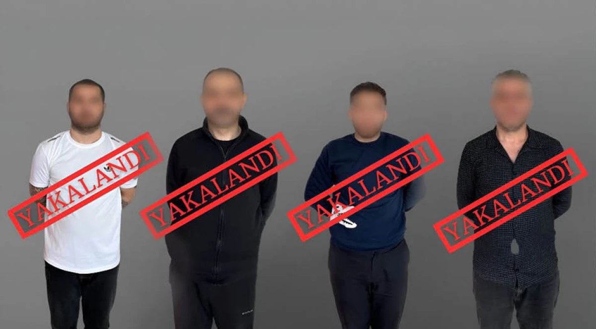 Kırmızı bültenle aranan 4 suçlu yakalanarak, Türkiye'ye getirildi
