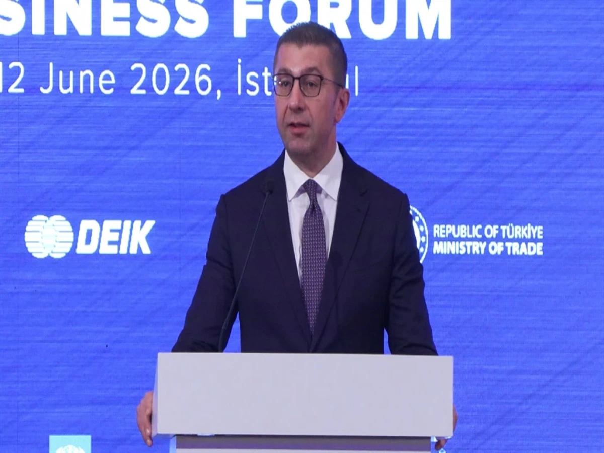 Kuzey Makedonya Başbakanı Mickoski: T&uuml;rk şirketleri ekonomimizin &ouml;nemli bir kısmını oluşturuyor