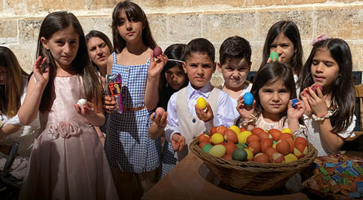  Mardin'de Süryaniler, Paskalya Bayramı'nı kutladı