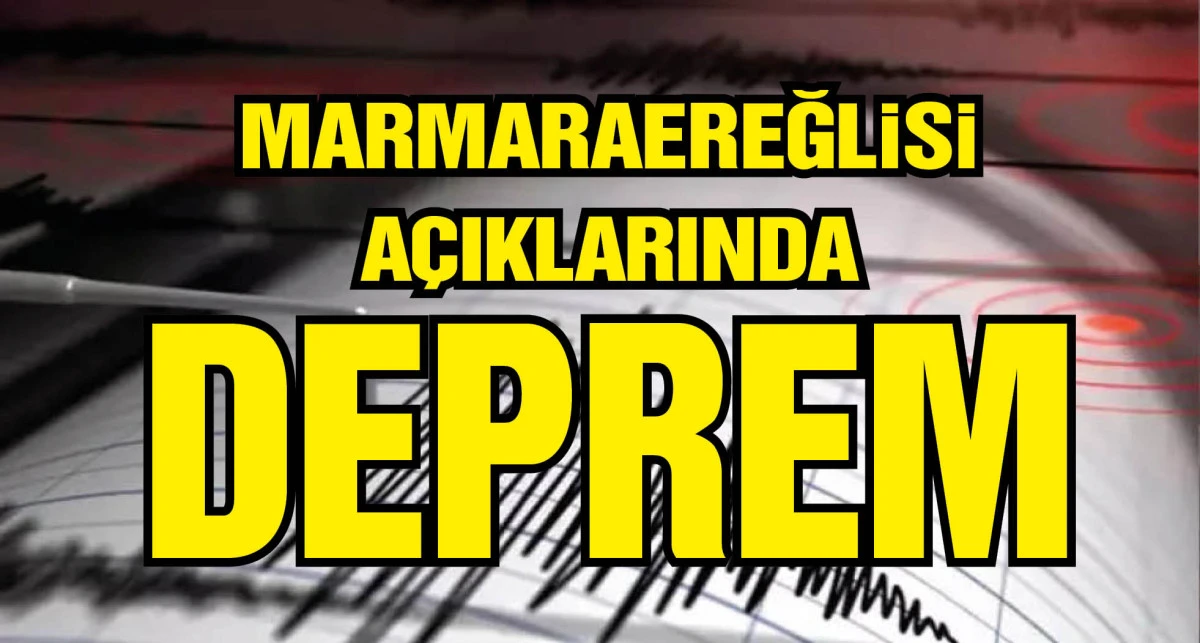 Marmara Denizi'nde 3.7 büyüklüğünde deprem