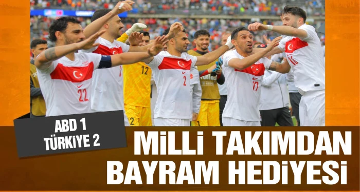 Milli Takımdan bayram hediyesi! ABD - Türkiye maç sonucu: 1-2