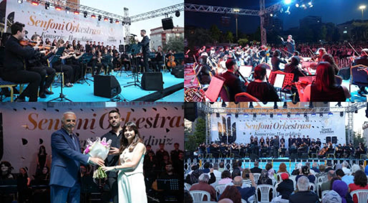 M&uuml;zik Akademisi &ouml;ğrencilerinden senfoni orkestrası konseri
