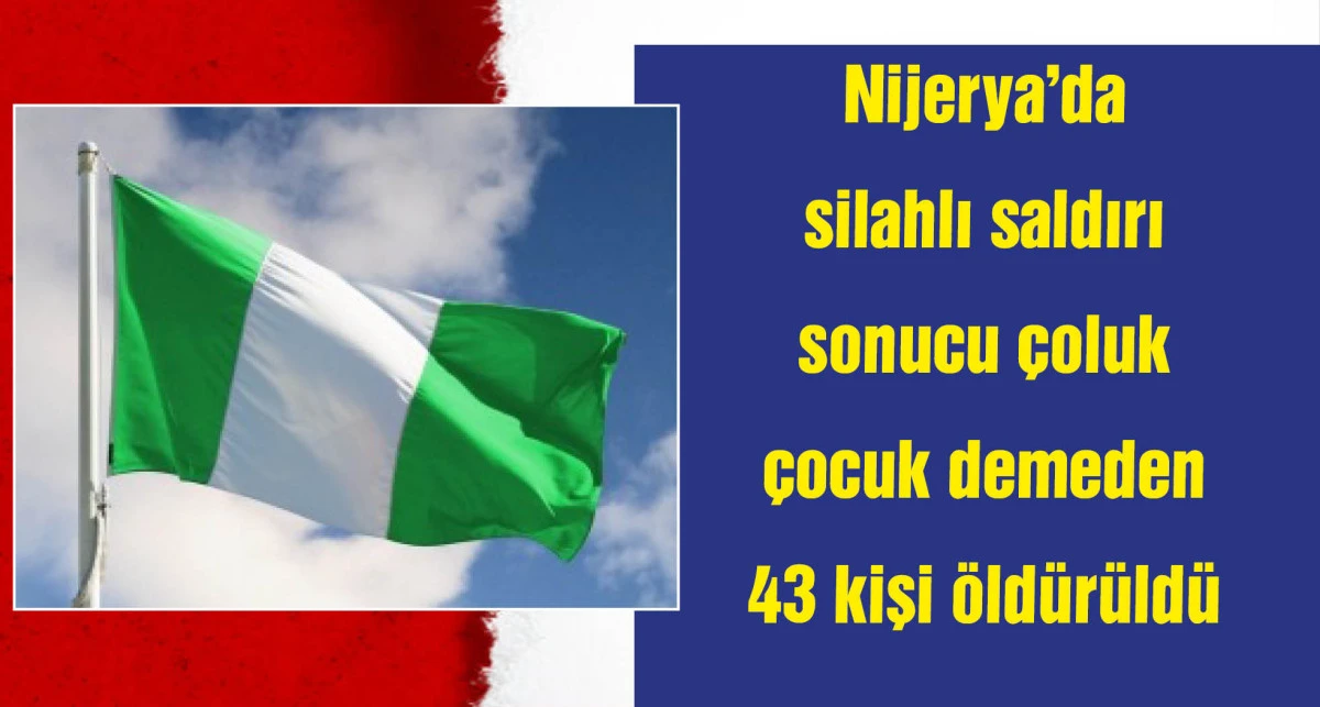 Nijerya'da silahlı saldırı: 43 ölü