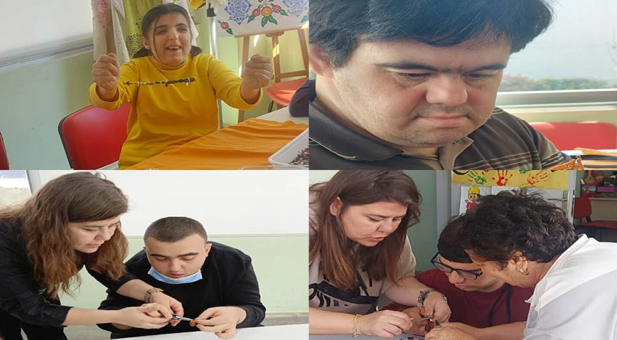 Özel gereksinimli bireyler, tasarımlarıyla sergide buluştu