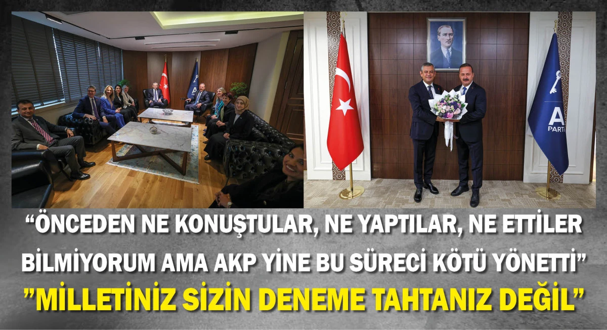 Özgür Özel, Anahtar Parti'yi ziyaret etti