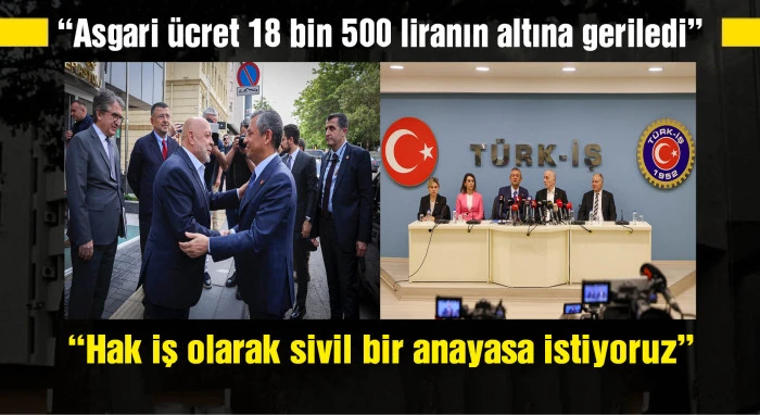 Özgür Özel: Derhal Asgari Ücret Komisyonu'nun toplanmasını bekliyoruz