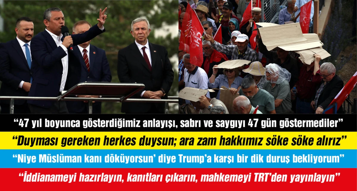 Özgür Özel: Kale siyaseti bitmiştir