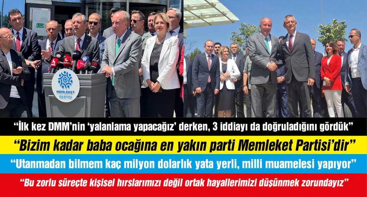 Özgür Özel'den Muharrem İnce'ye 'CHP'ye davet' ziyareti