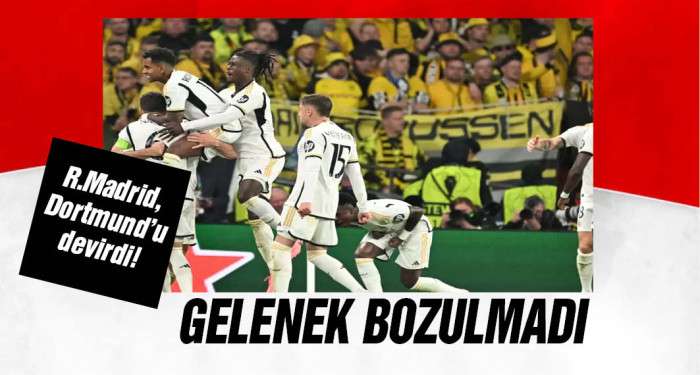 Real Madrid, Borussia Dortmund'u devirdi! UEFA Şampiyonlar Ligi şampiyonu