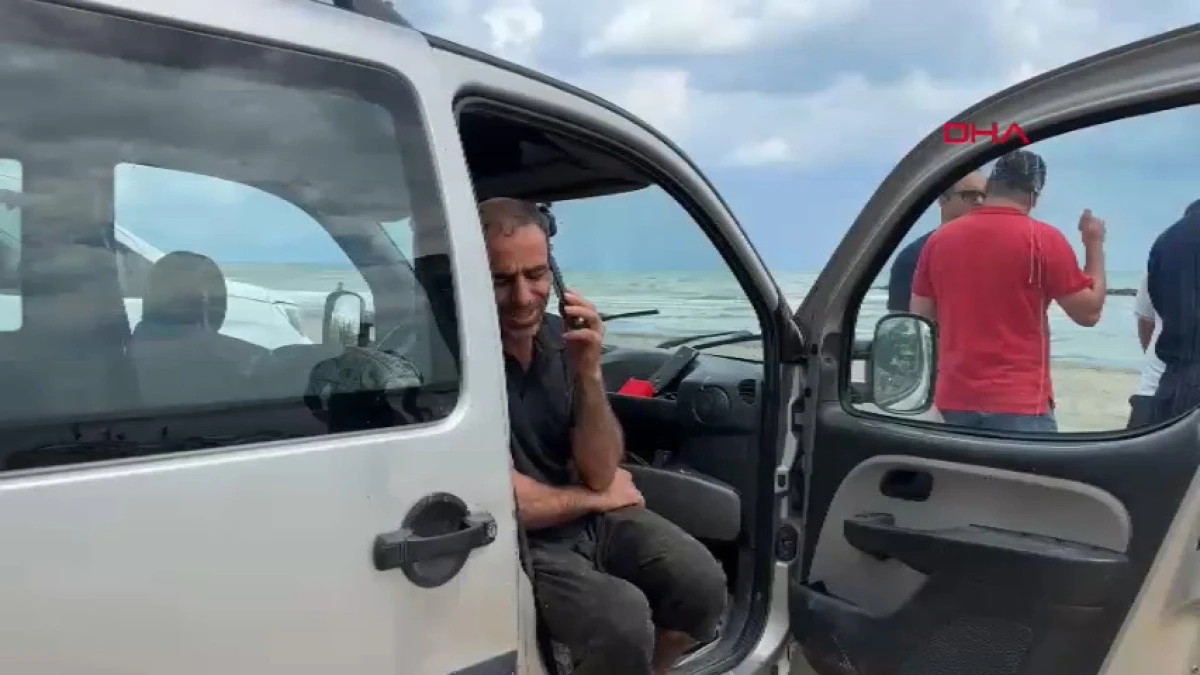 Samsun'da denize giren 2 kişi, boğulma tehlikesi ge&ccedil;irdi