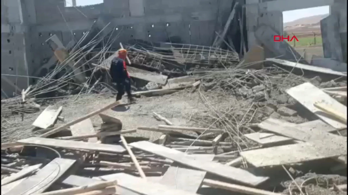 Şanlıurfa&rsquo;da cami inşaatında g&ouml;&ccedil;&uuml;k; 3 iş&ccedil;i yaralı