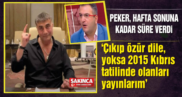 Sedat Peker'den Cem Küçük hakkında olay iddia! ' 2015 Kıbrıs tatilinde yediğin haltları herkes izleyecek'
