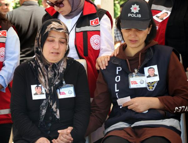 Şehit polis memuru Akpınar, son yolculuğuna uğurlandı