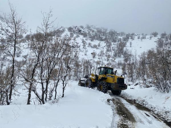 Şırnak'ta 15 yerleşim yeri yolu, kardan kapandı