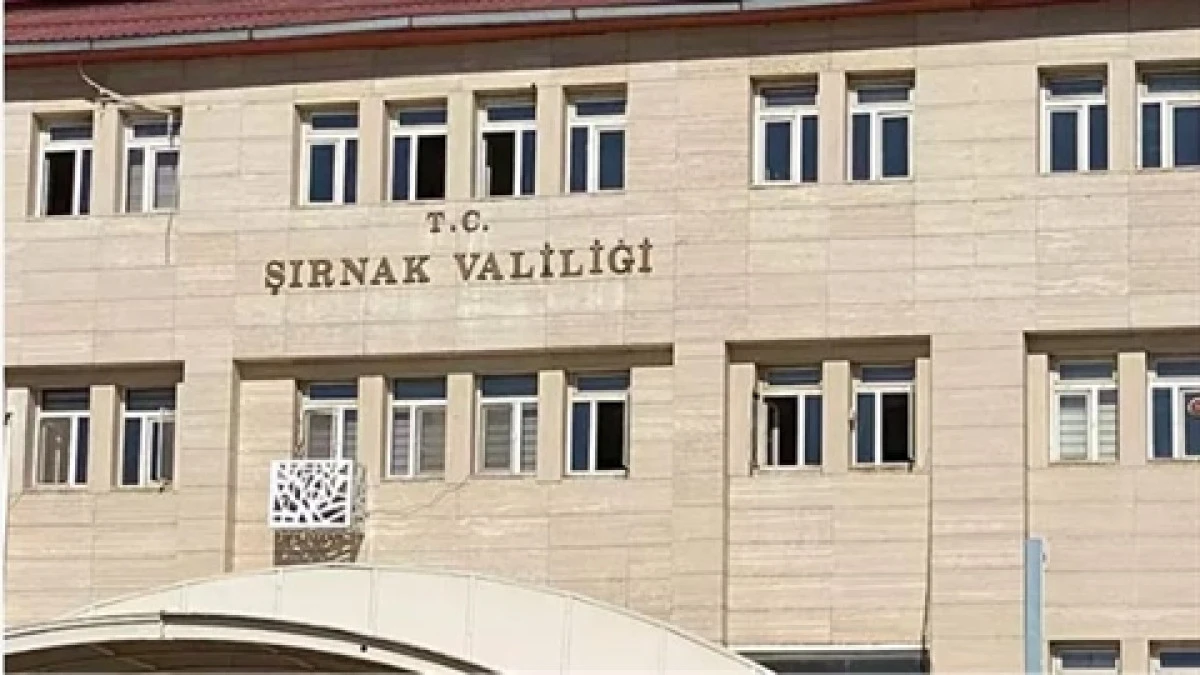 Şırnak'ta bazı bölgeler, 15 gün süreyle ‘Geçici özel güvenlik bölgesi’ ilan edildi