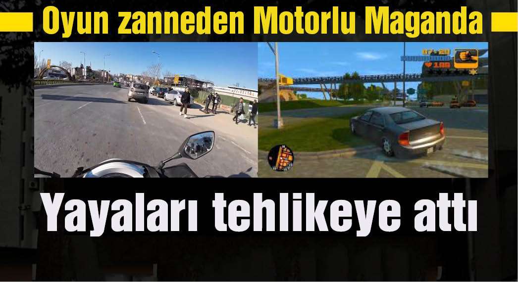 Sosyal medyada takipçi uğruna motosikletini yayaların üzerine sürerek kahkaha attı