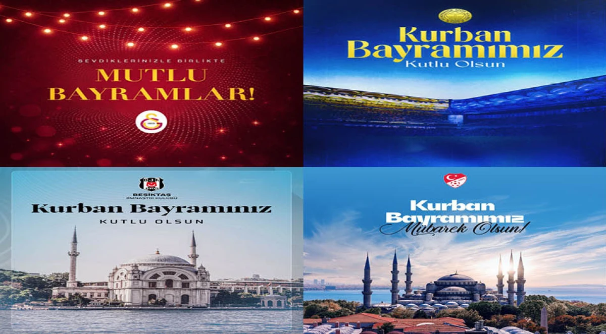 Spor camiasından Kurban Bayramı mesajları