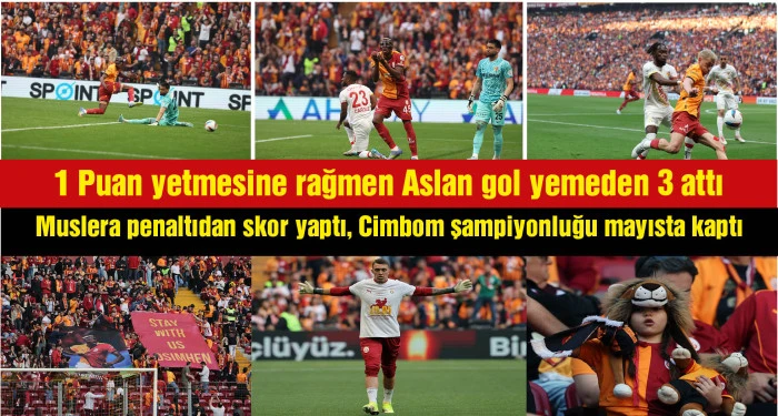 Süper Lig’de şampiyon Galatasaray