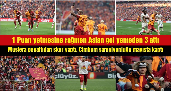Süper Lig’de şampiyon Galatasaray