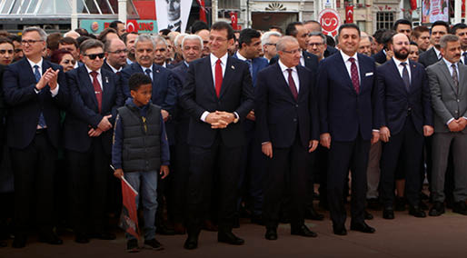 Taksim’de 23 Nisan Ulusal Egemenlik ve Çocuk Bayramı töreni