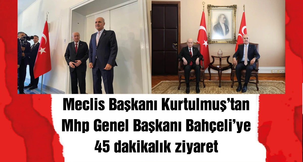 TBMM Başkanı Kurtulmuş, Bah&ccedil;eli'yi ziyaret etti