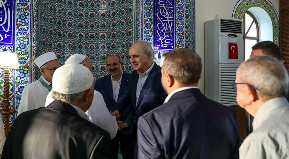 TBMM Başkanı Kurtulmuş, bayram namazını Çanakkale’de kıldı