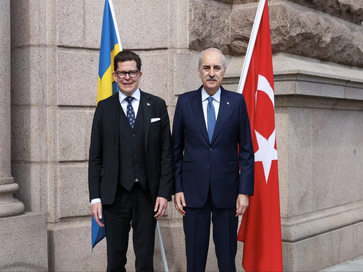 TBMM Başkanı Kurtulmuş, İsve&ccedil; Parlamentosu Başkanı Norlen ile g&ouml;r&uuml;şt&uuml;