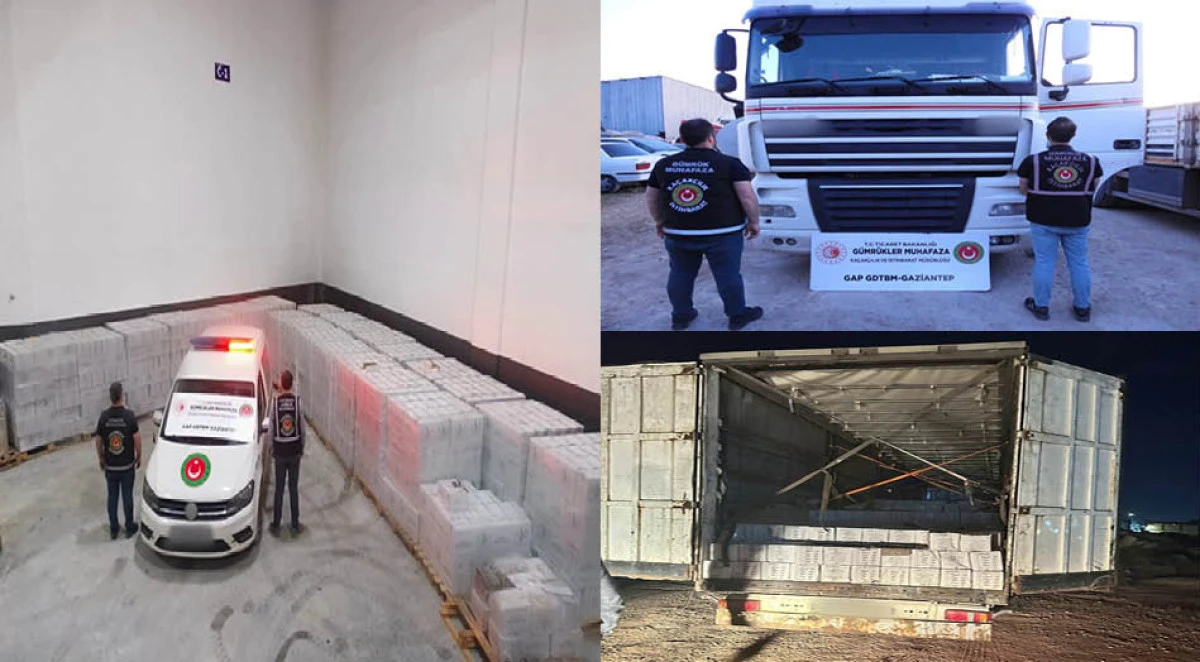 Ticaret Bakanlığı: Gaziantep-Şanlıurfa otoyolunda 23 bin 694 şişe kaçak içki ele geçirildi
