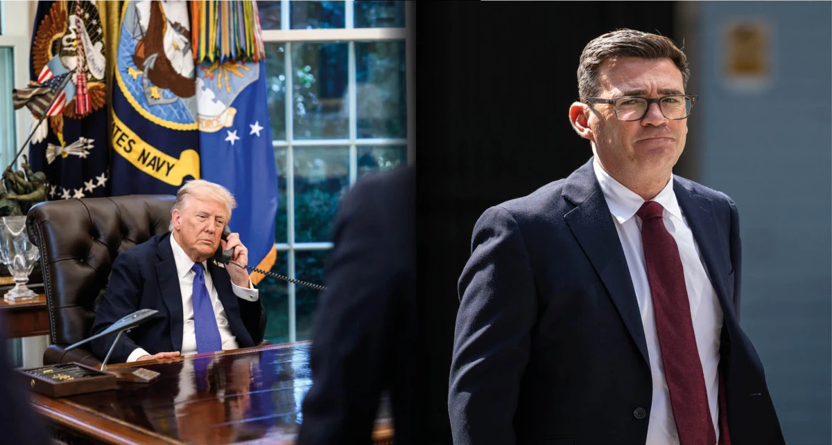Trump, İngiltere'nin yeni Başbakanı Burnham ile g&ouml;r&uuml;şt&uuml;