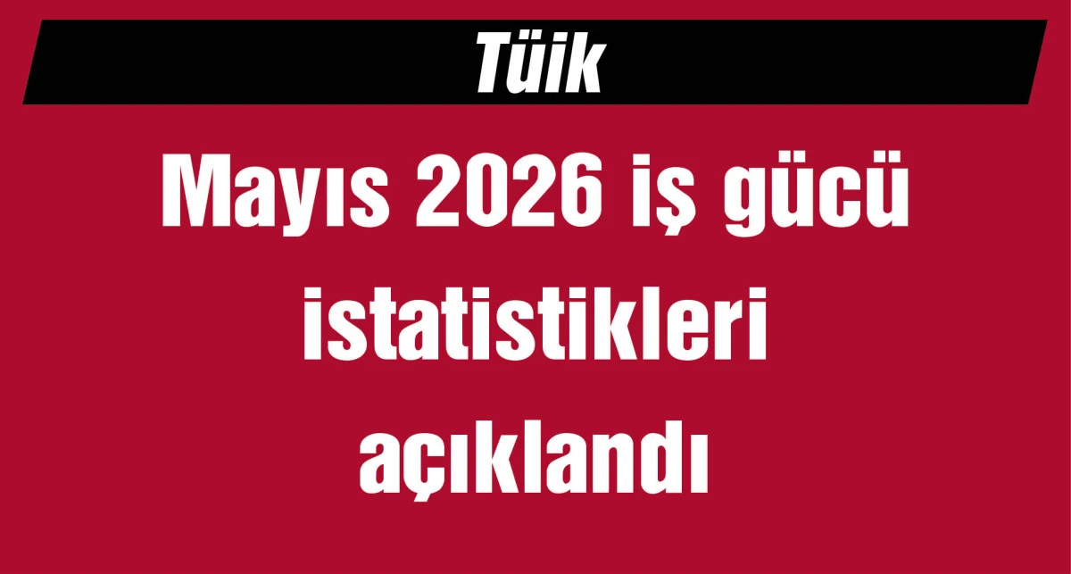 T&Uuml;İK: İşsizlik oranı mayısta y&uuml;zde 8,2 oldu