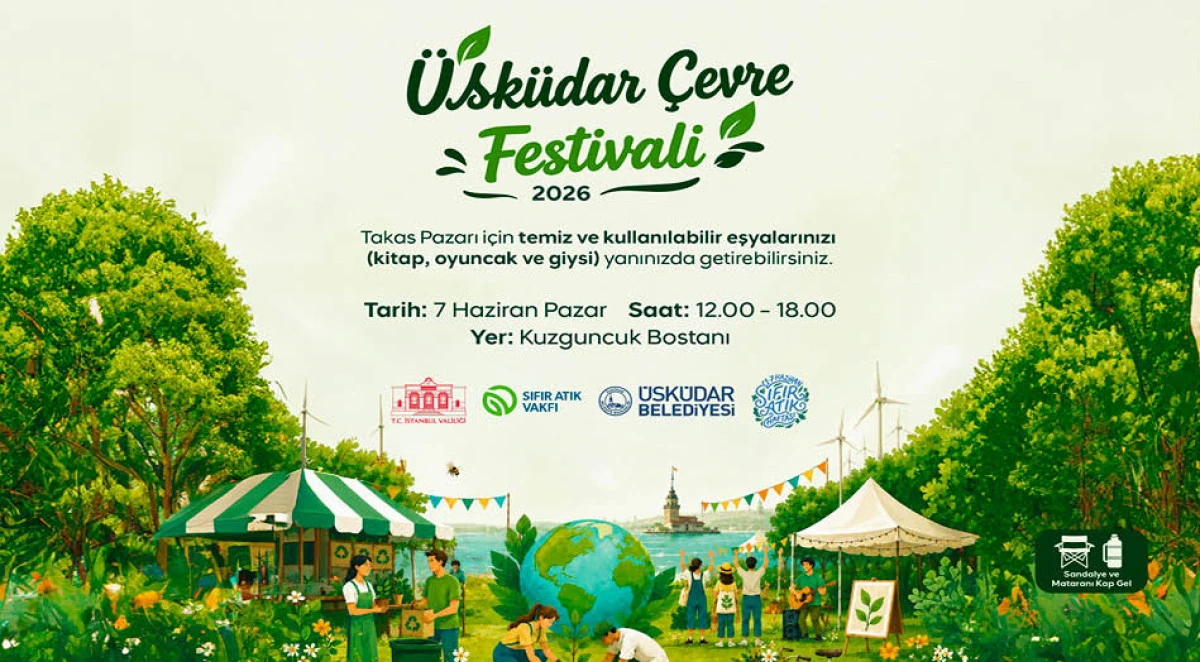 &Uuml;sk&uuml;dar'da Sıfır Atık Haftası festivalle kutlanacak